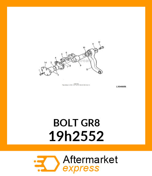 SCREW, HEX HEAD 19h2552