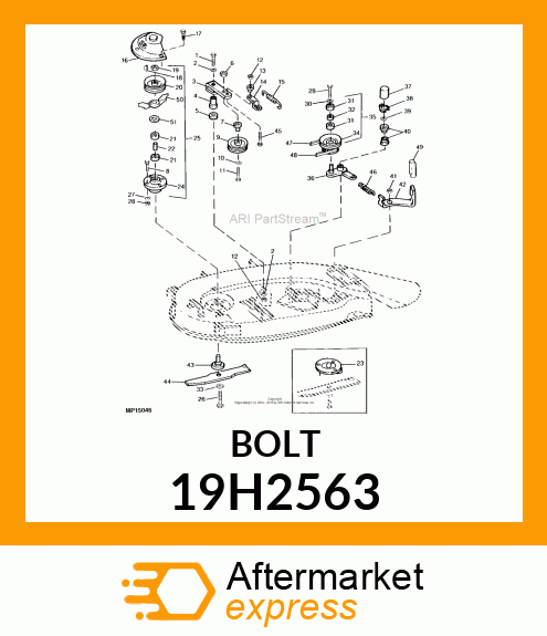 SCREW, HEX HEAD 19H2563