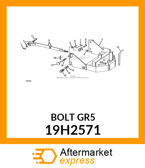 SCREW, HEX HEAD 19H2571