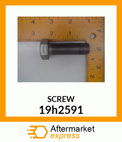 SCREW, HEX HEAD 19h2591