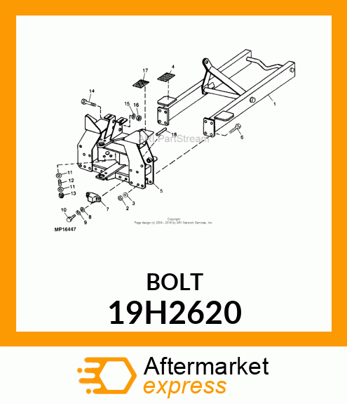 SCREW, HEX HEAD 19H2620