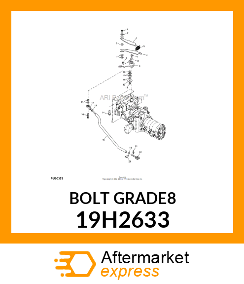 SCREW, HEX HEAD 19H2633