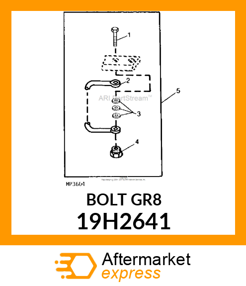 SCREW, HEX HEAD 19H2641