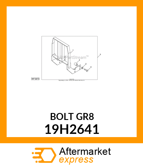 SCREW, HEX HEAD 19H2641