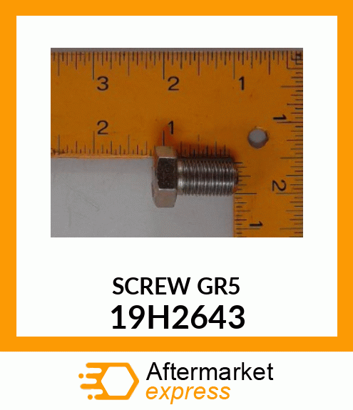 SCREW, HEX HEAD 19H2643