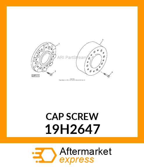 SCREW, HEX HEAD 19H2647