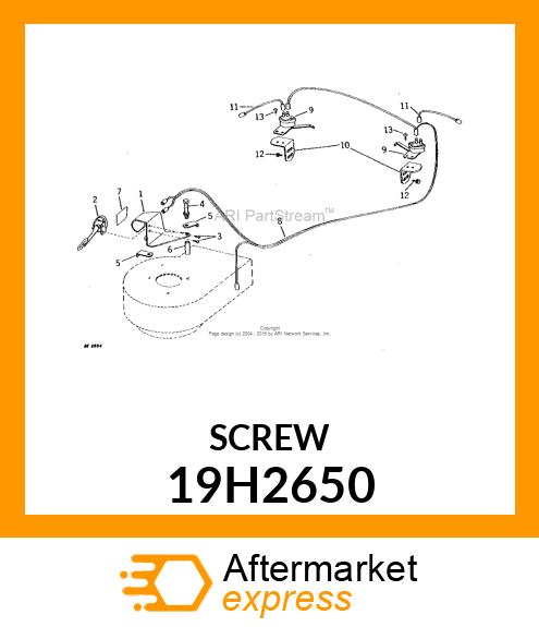 SCREW, HEX HEAD 19H2650