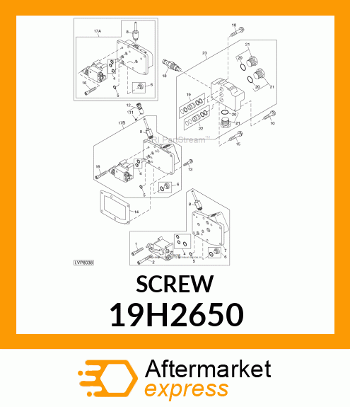 SCREW, HEX HEAD 19H2650