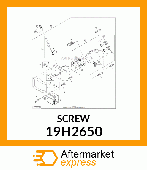 SCREW, HEX HEAD 19H2650