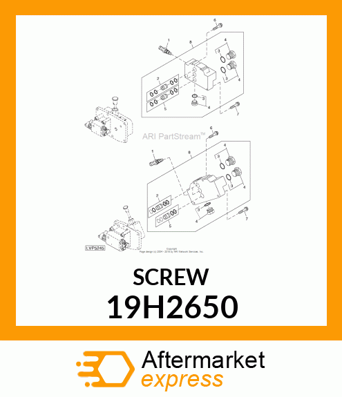 SCREW, HEX HEAD 19H2650