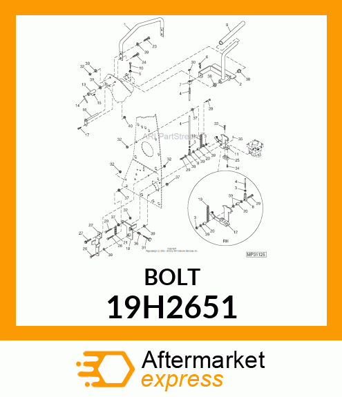 SCREW, HEX HEAD 19H2651