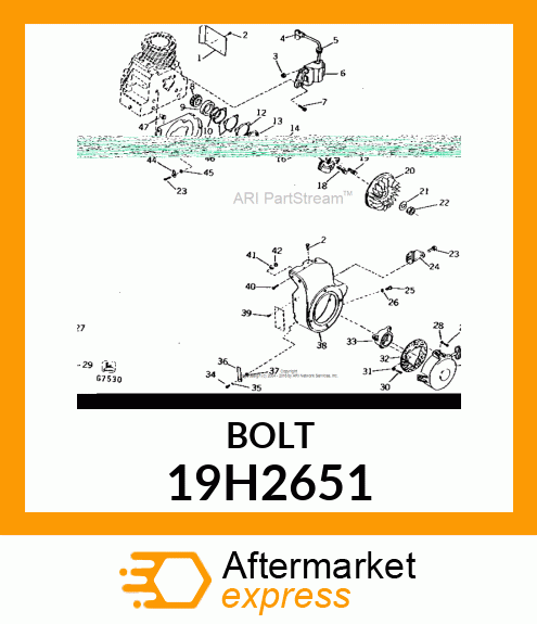 SCREW, HEX HEAD 19H2651