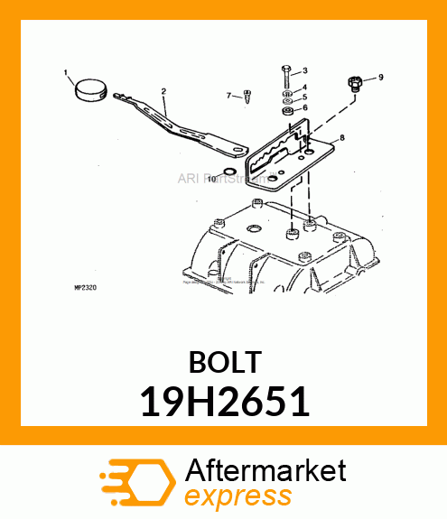 SCREW, HEX HEAD 19H2651