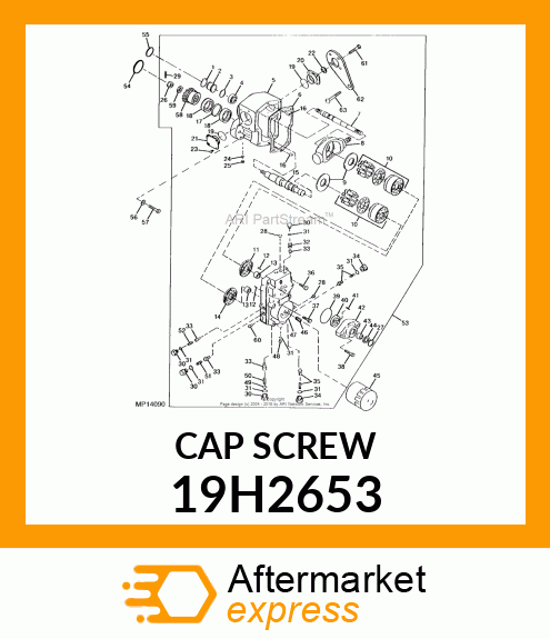 SCREW, HEX HEAD 19H2653