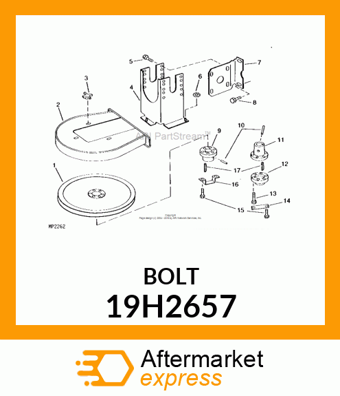 SCREW, HEX HEAD 19H2657