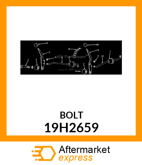 SCREW, HEX HEAD 19H2659