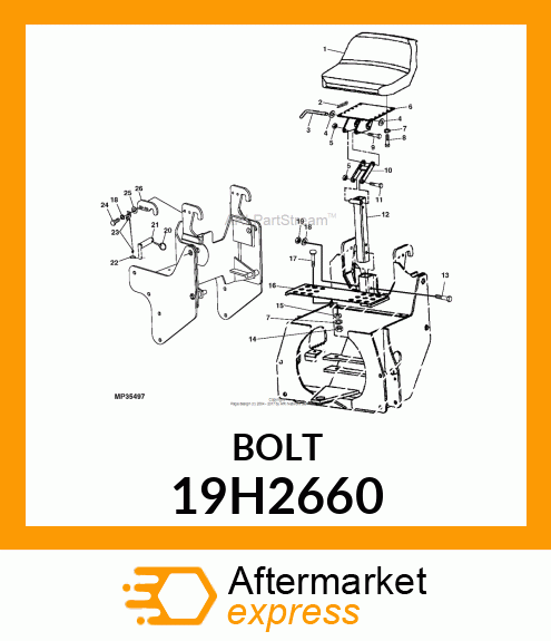 SCREW, HEX HEAD 19H2660