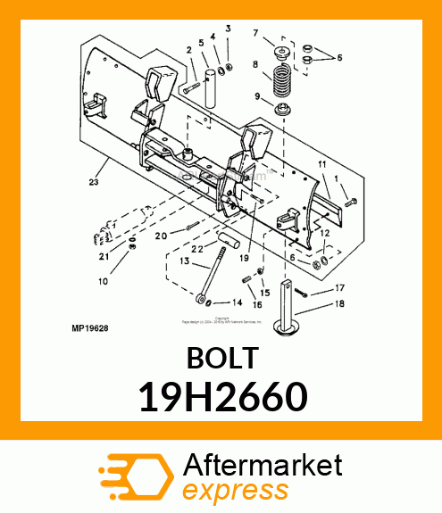 SCREW, HEX HEAD 19H2660