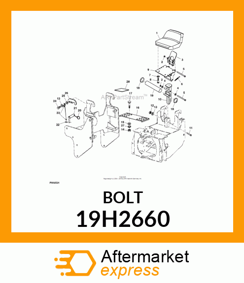 SCREW, HEX HEAD 19H2660