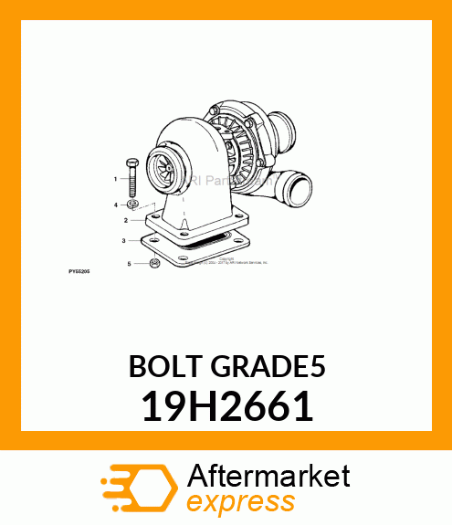 SCREW, HEX HEAD 19H2661