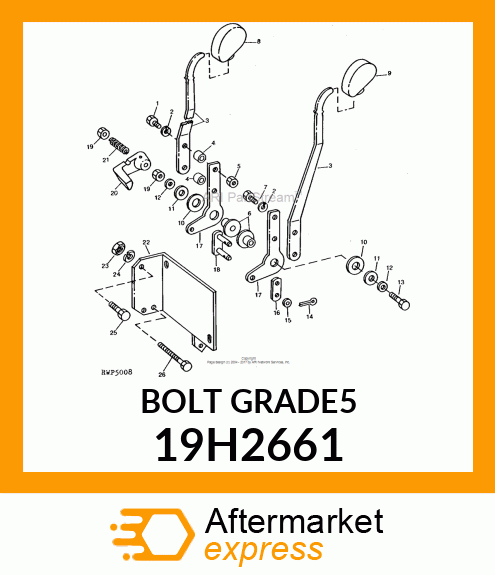 SCREW, HEX HEAD 19H2661