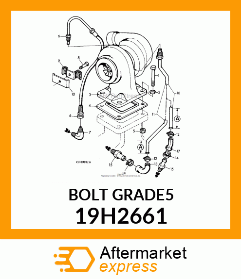 SCREW, HEX HEAD 19H2661