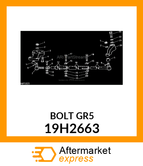 SCREW, HEX HEAD 19H2663