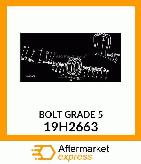 SCREW, HEX HEAD 19H2663