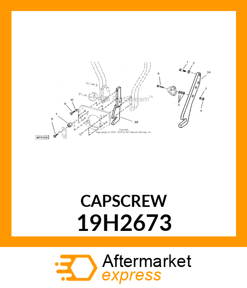 SCREW, HEX HEAD 19H2673