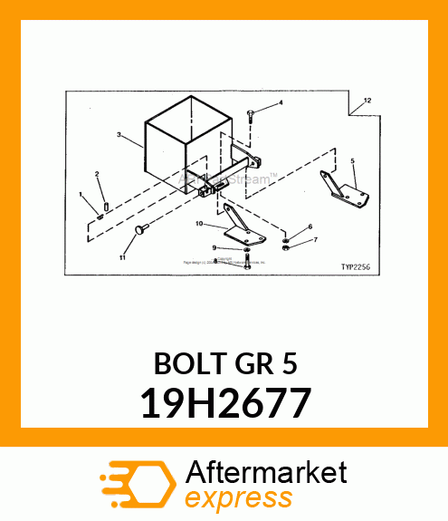 SCREW, HEX HEAD 19H2677