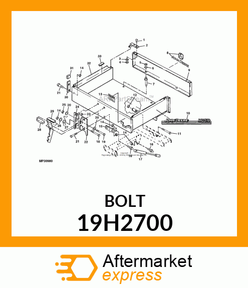 SCREW, HEX HEAD 19H2700