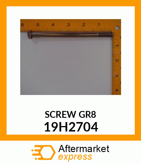 SCREW, HEX HEAD 19H2704