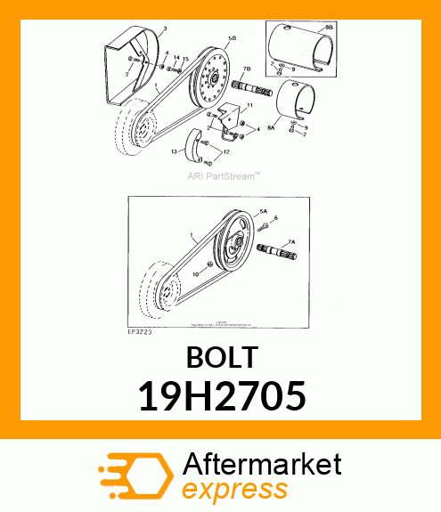 SCREW, HEX HEAD 19H2705