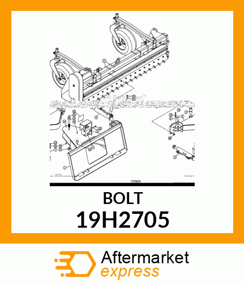 SCREW, HEX HEAD 19H2705