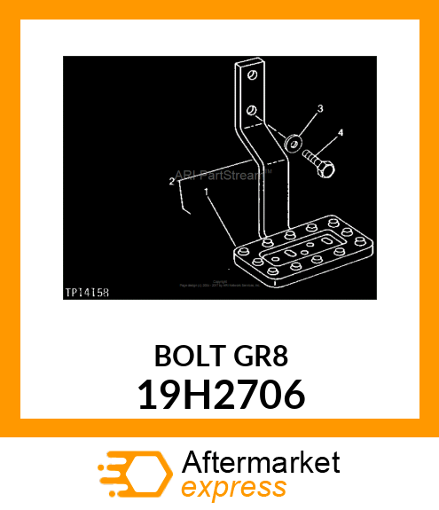 SCREW, HEX HEAD 19H2706