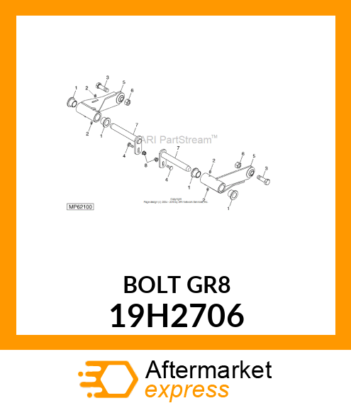 SCREW, HEX HEAD 19H2706