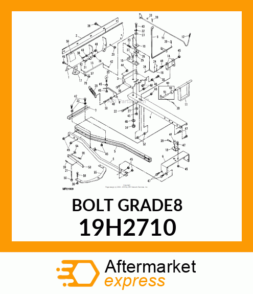 SCREW, HEX HEAD 19H2710