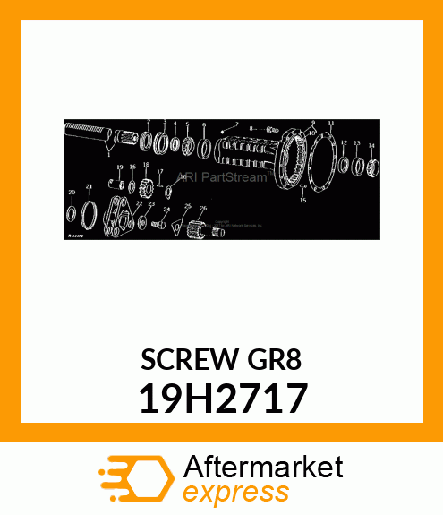 SCREW, HEX HEAD 19H2717