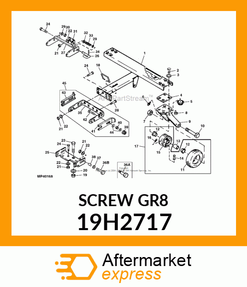 SCREW, HEX HEAD 19H2717