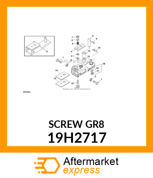 SCREW, HEX HEAD 19H2717