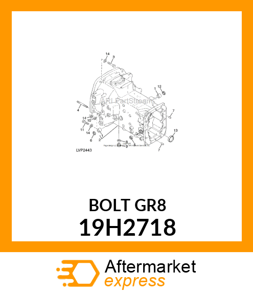 SCREW, HEX HEAD 19H2718