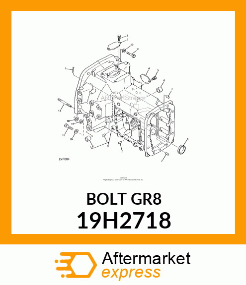 SCREW, HEX HEAD 19H2718