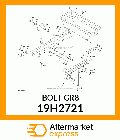 SCREW, HEX HEAD 19H2721