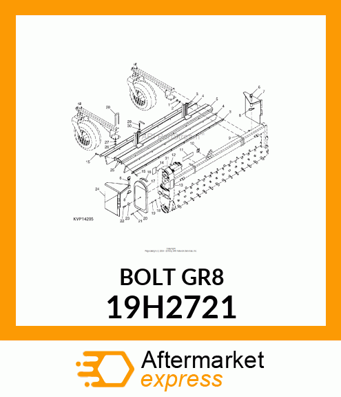 SCREW, HEX HEAD 19H2721