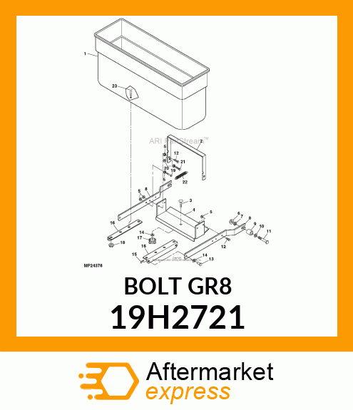 SCREW, HEX HEAD 19H2721