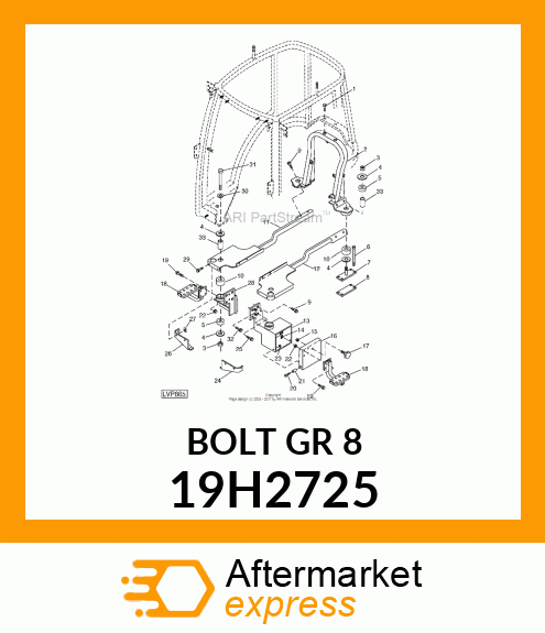 SCREW, HEX HEAD 19H2725