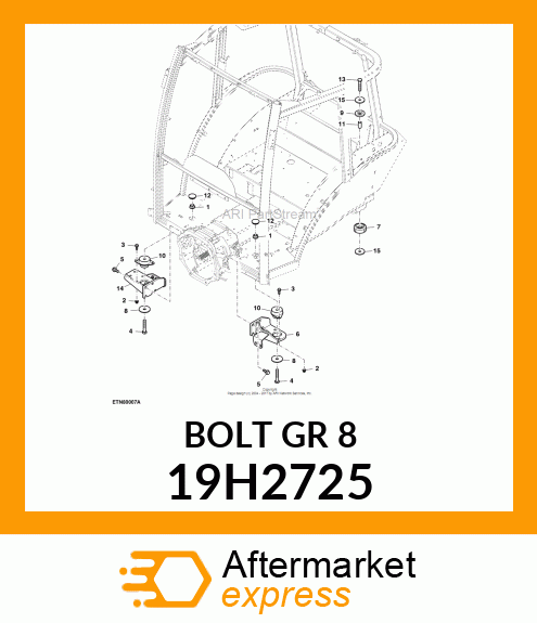 SCREW, HEX HEAD 19H2725