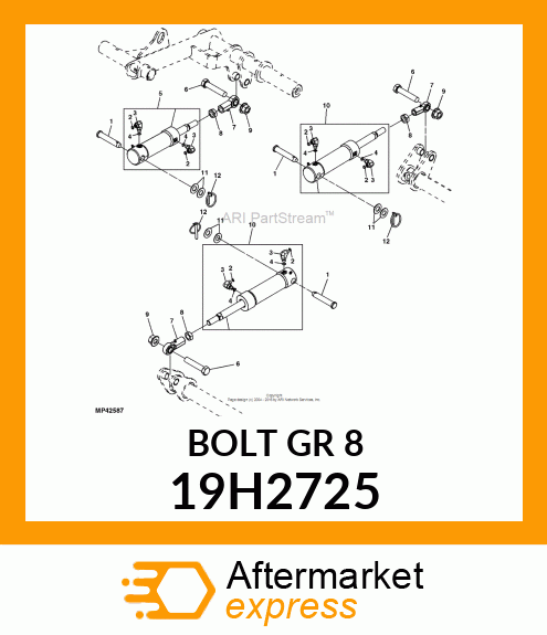 SCREW, HEX HEAD 19H2725