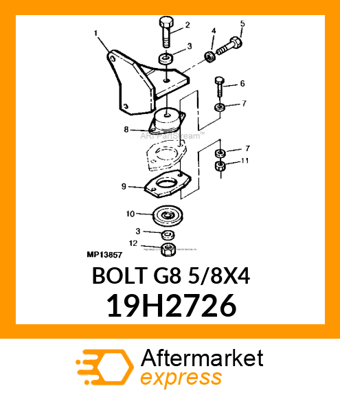 SCREW, HEX HEAD 19H2726