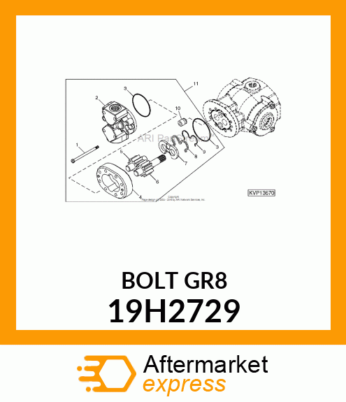 SCREW, HEX HEAD 19H2729